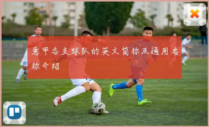 意甲各支球队的英文简称及通用名称介绍